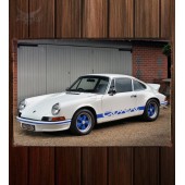 Металлическая табличка Porsche 911 Carrera RS 2.7 Coupe UK-spec (901)